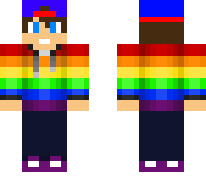 rainbow hoodie