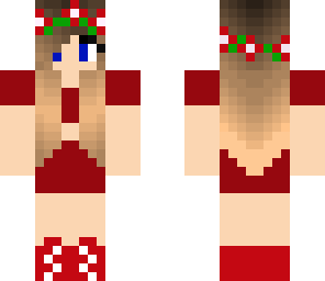 red pomegranite girl