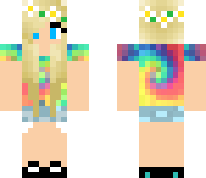 tie dye girl