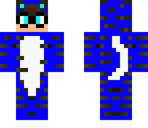 blue nerdy tiger