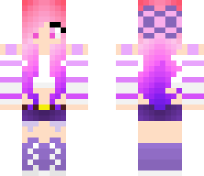 pink and purple girl