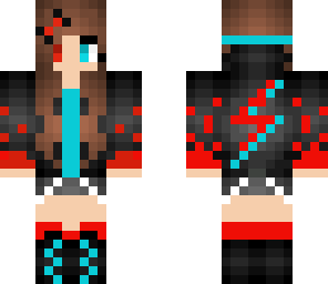 blue and red