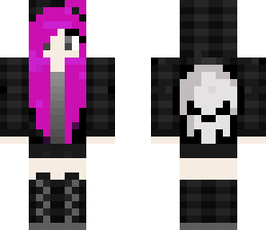 pink girl with death