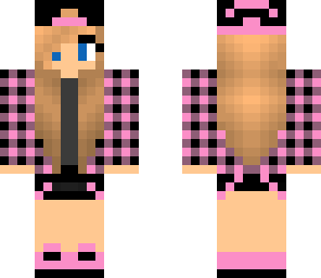 girl pink and purple