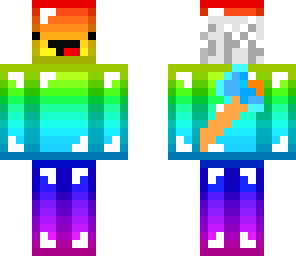 hooded derp with diamond axe on back