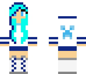 blue creeper girl