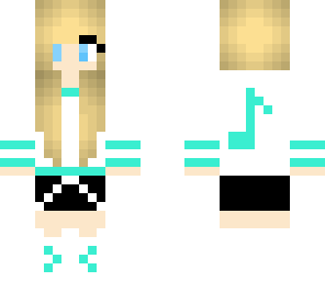 blue music girl