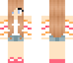 cute orange and pink girl