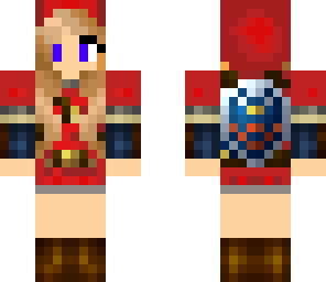red link girl