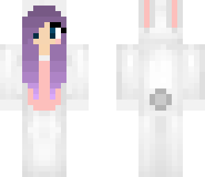 ombre purple bunny
