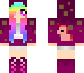 cute unicorn cookie purple girl
