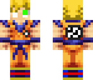 ss herobrine goku with scouter