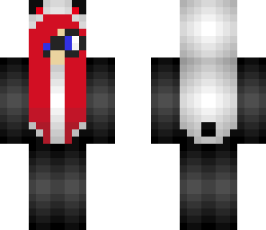 nerdy girl skin with panda on top of head