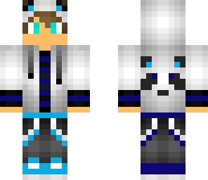 lightdark blue pandaboy