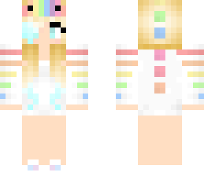 edited - rainbow kawaii girl
