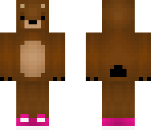 bear with pink shoes
