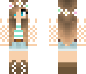 flower crown girl edit