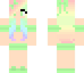 pastel bikini girl