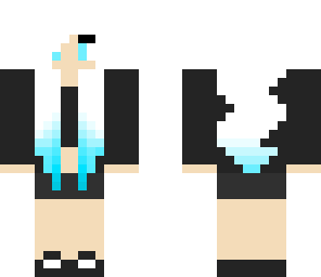 blue hair person