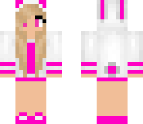 pink bunny girl