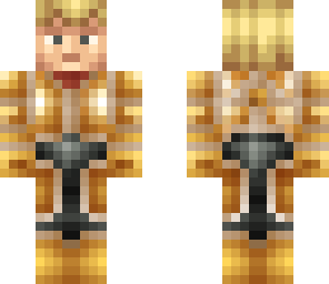guy in golden armor