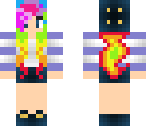 rainbow girl
