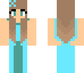 fixed green and blue dress