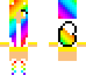 rainbow fox girl