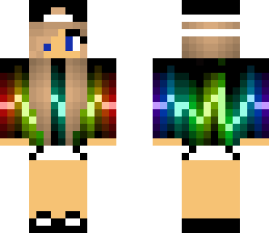 rainbow eletro girl