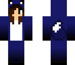 blue fox onsie