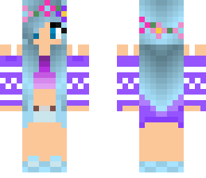 blue hair girl