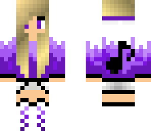 purple music girl