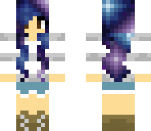galaxy hair