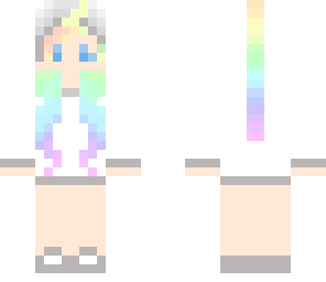 girl in rainbow hoodie