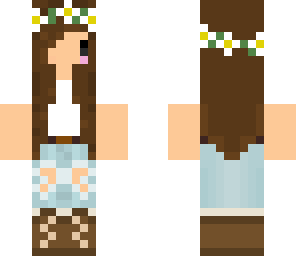 chibi spring girl