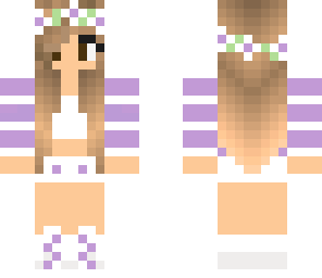 purple flower girl