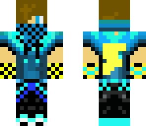 epic blue aqua skin