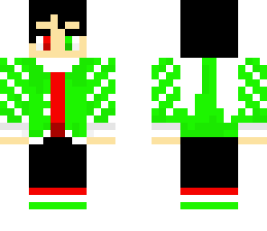 red and green headphones
