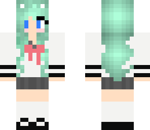 anime school girl