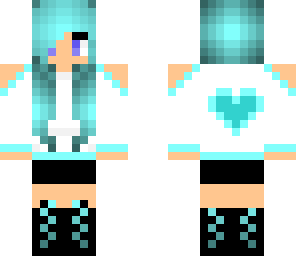 cute headphone aqua