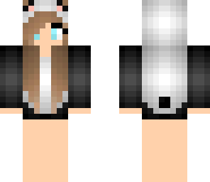 panda suit girl