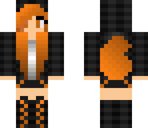 fox girl orange