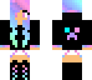 rainbow creeper girl