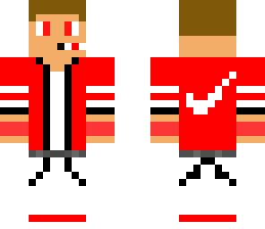 red and white boy