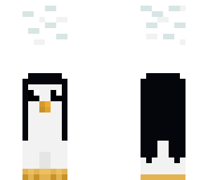 penguin and snow block
