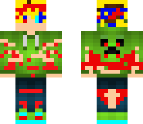 creeper gamersuper saiyan dios azul rojo