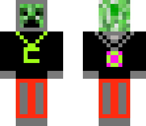 creeper in a hoodie