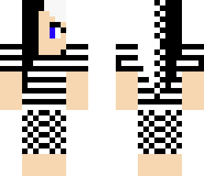 black and white