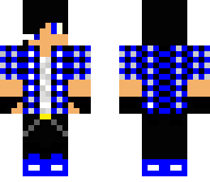 awesome cool blue boy