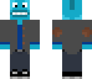 fish in suit